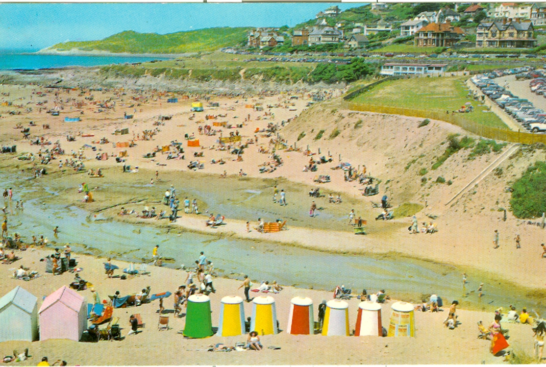 21 Woolacombe Beach with Domed beach huts0001